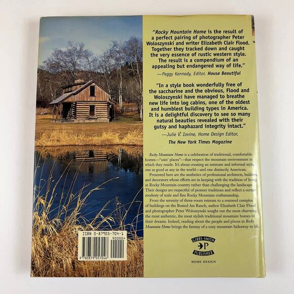 Rocky Mountain Home Spirited Western Hideaways Hardcover Book by Elizabeth Flood - Picture 2 of 13